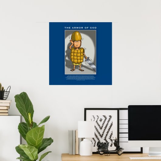 DER ARMOR GOTTES POSTER (Heimbüro)