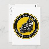 DER ARMSTUHL QB - Pittsburgh Postkarte (Vorne/Hinten)