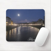 Der Arno-Fluss nachts Mousepad (Mit Mouse)