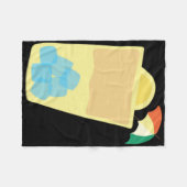 Der Arnold Palmer Tail Sticker Fleecedecke (Vorderseite (Horizontal))