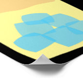 Der Arnold Palmer Tail Sticker Poster (Ecke)