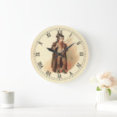 Der Artful Dodger von Kyd, Dickens' Oliver Drehung Große Wanduhr (Zuhause)