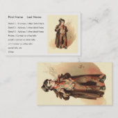 Der Artful Dodger von Kyd, Dickens' Oliver Drehung Visitenkarte (Vorne/Hinten)