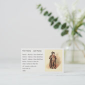 Der Artful Dodger von Kyd, Dickens' Oliver Drehung Visitenkarte (Stehend Vorderseite)