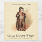 Der Artful Dodger von Kyd, Dickens' Oliver Drehung Weinetikett (Einzelnes Label)