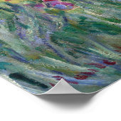 Der Artist's Garden in Giverny, Monet Poster (Ecke)