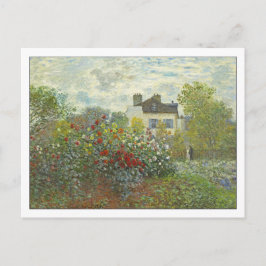 Der Artist's Garden von Argenteuil Postkarte