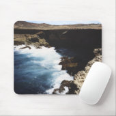 Der Aruba-Ozean bricht auf den Felsen ab Mousepad (Mit Mouse)