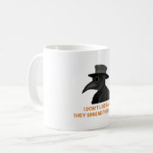 Der Arzt der Pest mag keine Ratten Kaffeetasse (Vorderseite Links)