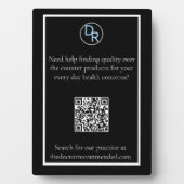 Der Arzt empfahl Fotoplatte (Vorderseite)