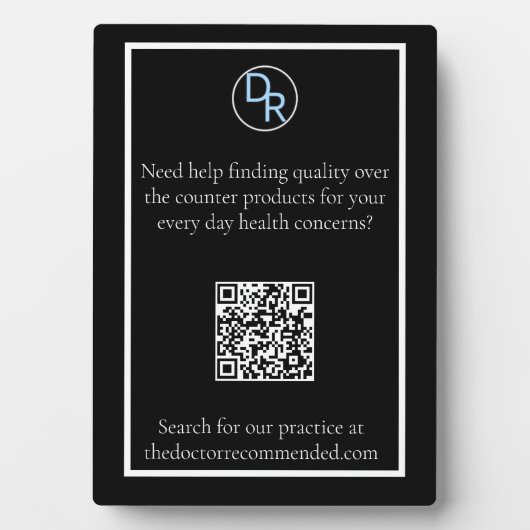 Der Arzt empfahl Fotoplatte (Vorderseite)