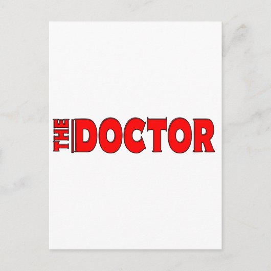 DER ARZT - GOT? POSTKARTE (Vorderseite)