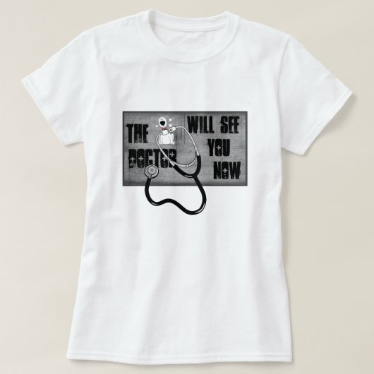 Der Arzt wird dich jetzt mit einem lustigen Tierar T-Shirt (Design vorne)