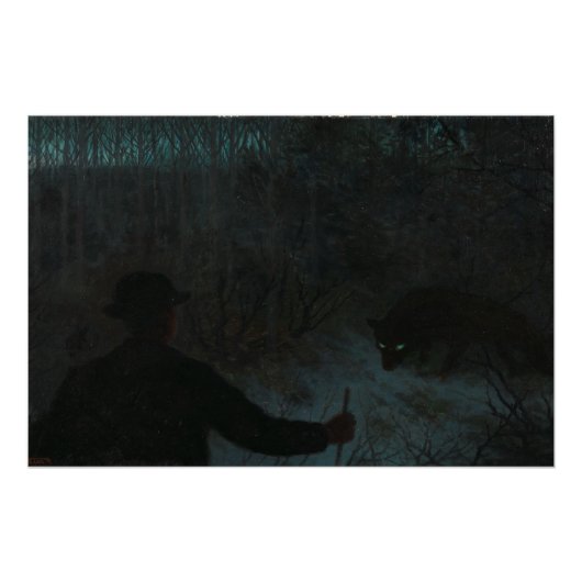 Der Aschenputtel und der Wolf Glänzend Poster (Vorderseite)