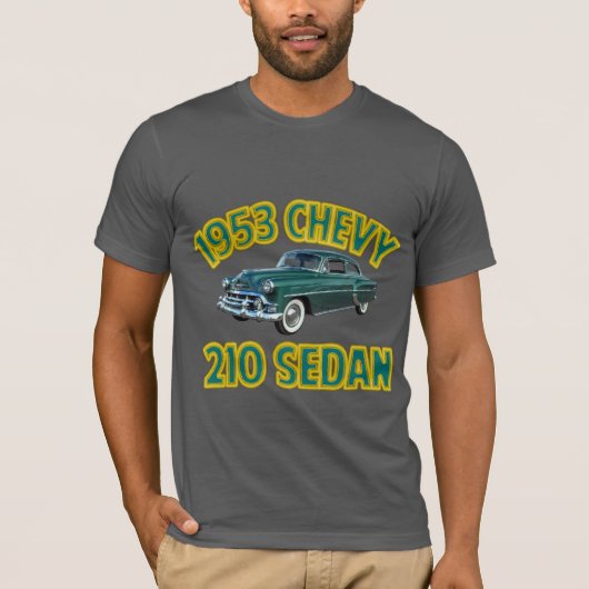 Der Asphalt der Männer Chevy 1953 210 T-Shirt (Vorderseite)