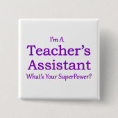 Der Assistent des Lehrers Button (Vorderseite)