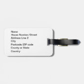 Der Assistent oder eine freigegebene Konfiguration Gepäckanhänger (Rückseite horizontal)