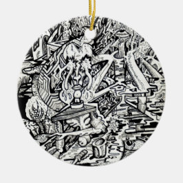 Der Assistent oder eine freigegebene Konfiguration Keramik Ornament