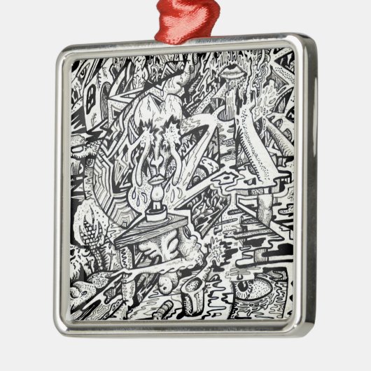 Der Assistent oder eine freigegebene Konfiguration Ornament Aus Metall (Links)