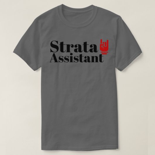 Der Assistent Strata T-Shirt (Design vorne)