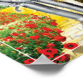 Der Assistent von OZ™ | Babydusche Begrüßung Poster (Ecke)