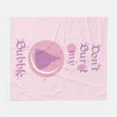 Der Assistent von OZ™ | Bebringe meine Blase nicht Fleecedecke (Vorderseite (Horizontal))