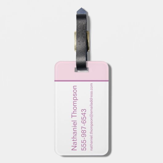 Der Assistent von OZ™ | Bebringe meine Blase nicht Gepäckanhänger (Rückseite vertikal)