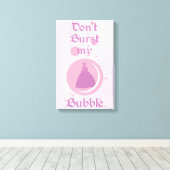 Der Assistent von OZ™ | Bebringe meine Blase nicht Leinwanddruck (Insitu (Holzboden))