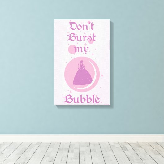 Der Assistent von OZ™ | Bebringe meine Blase nicht Leinwanddruck (Insitu (Holzboden))