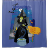 Der Assistent von OZ™ | Die Wicke Duschvorhang (Vorderseite)