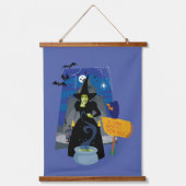 Der Assistent von OZ™ | Die Wicke Wandteppich Mit Holzrahmen (Vorderseite)