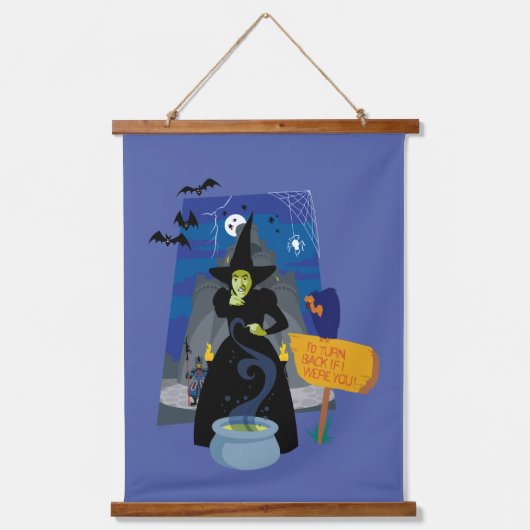 Der Assistent von OZ™ | Die Wicke Wandteppich Mit Holzrahmen (Vorderseite)