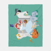 Der Assistent von OZ™ | Dorothy Halloween Happy Da Fleecedecke (Vorderseite)