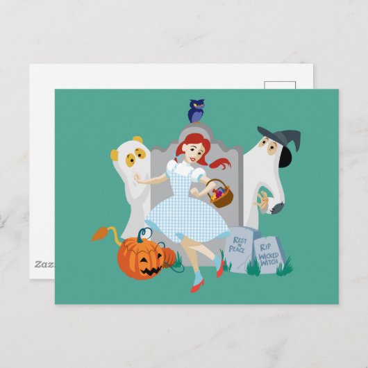 Der Assistent von OZ™ | Dorothy Halloween Happy Da Postkarte (Vorne/Hinten)