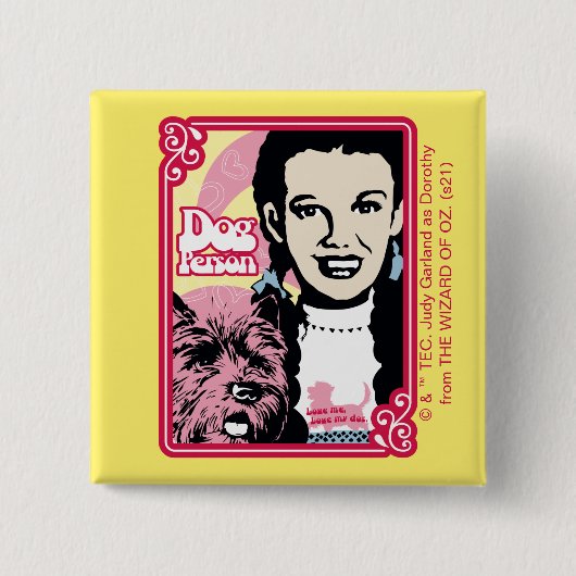 Der Assistent von OZ™ | Dorothy™ & Toto™ - Hundepe Button (Vorderseite)