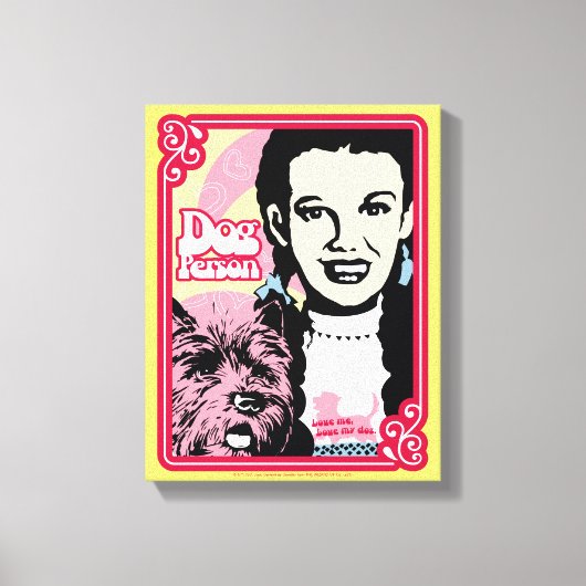 Der Assistent von OZ™ | Dorothy™ & Toto™ - Hundepe Leinwanddruck (Vorderseite)