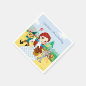 Der Assistent von OZ™ | Erster Geburtstag Serviette (Ecke)