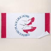 Der Assistent von OZ™ | Es gibt keinen Ort wie Zuh Strandtuch (Vorderseite)