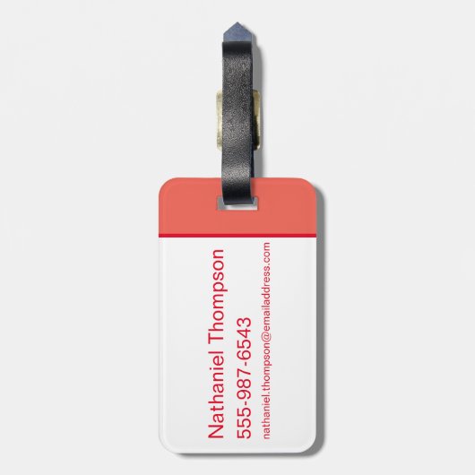 Der Assistent von OZ™ | Folgen Sie Ihrem eigenen W Gepäckanhänger (Rückseite vertikal)