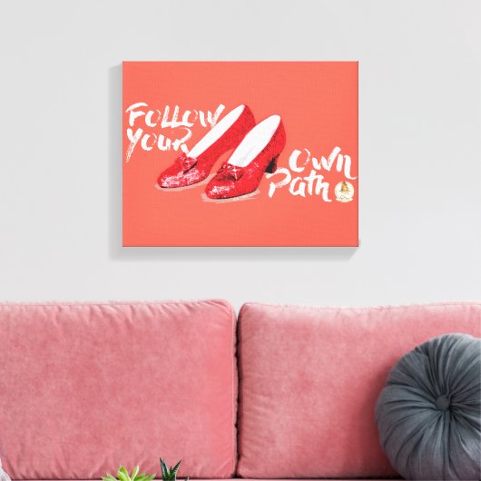 Der Assistent von OZ™ | Folgen Sie Ihrem eigenen W Leinwanddruck (Insitu (Wohnzimmer))