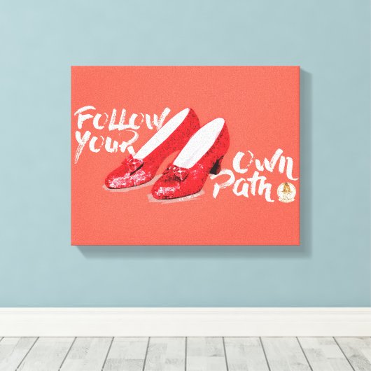 Der Assistent von OZ™ | Folgen Sie Ihrem eigenen W Leinwanddruck (Insitu (Holzboden))