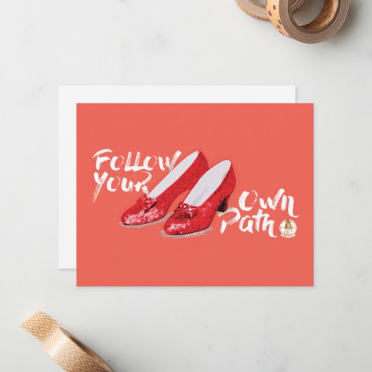 Der Assistent von OZ™ | Folgen Sie Ihrem eigenen W Mitteilungskarte (Vorderseite/Rückseite Beispiel)