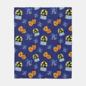 Der Assistent von OZ™ | Halloween-Hexenmuster Fleecedecke (Vorderseite)