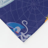 Der Assistent von OZ™ | Halloween-Hexenmuster Fleecedecke (Ecke)