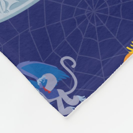 Der Assistent von OZ™ | Halloween-Hexenmuster Fleecedecke (Ecke)