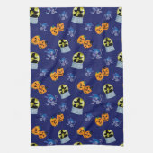 Der Assistent von OZ™ | Halloween-Hexenmuster Geschirrtuch (Vertikal)