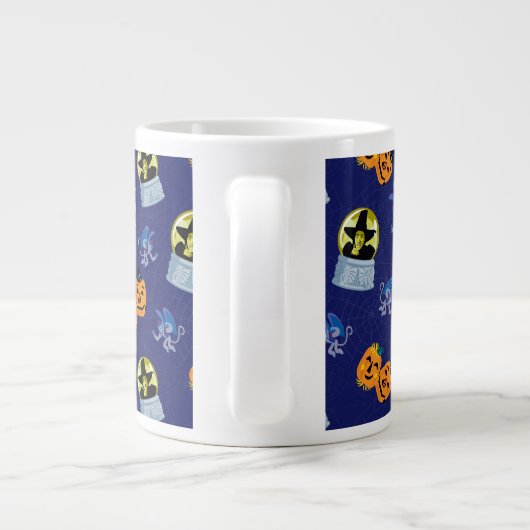 Der Assistent von OZ™ | Halloween-Hexenmuster Jumbo-Tasse (Rückseite)