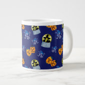 Der Assistent von OZ™ | Halloween-Hexenmuster Jumbo-Tasse (Vorderseite Rechts)