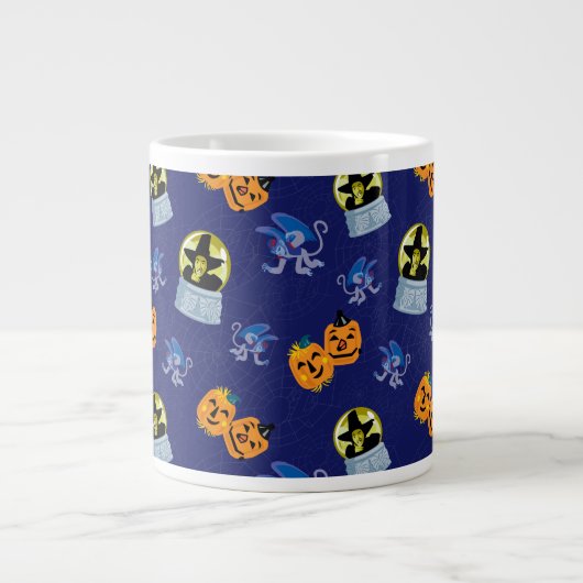 Der Assistent von OZ™ | Halloween-Hexenmuster Jumbo-Tasse (Vorderseite)