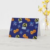 Der Assistent von OZ™ | Halloween-Hexenmuster Karte (Gelbe Blume)